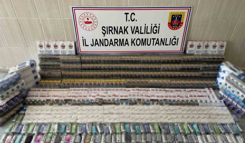 Şırnak’ta 5 milyon lira değerinde gümrük kaçağı ürün ele geçirildi