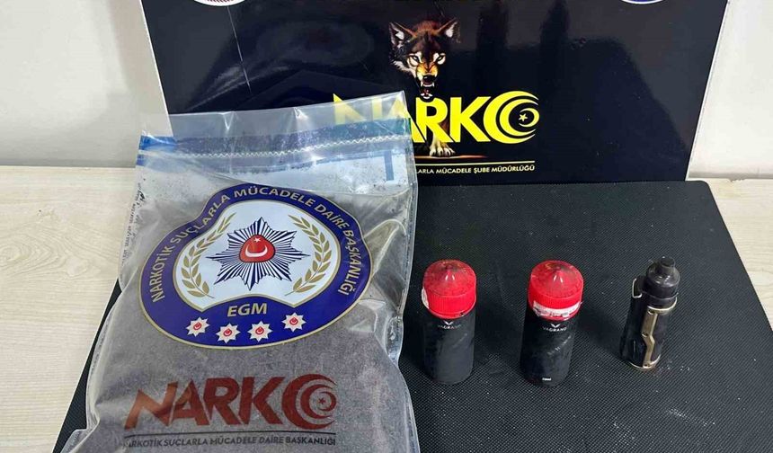 Sıvı kannabinoid maddesi ile yakalanan uyuşturucu satıcısı tutuklandı