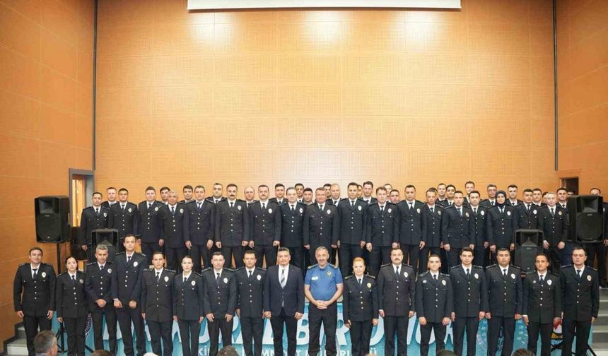 Tekirdağ Emniyet Müdürlüğü’nde terfi ve tayin heyecanı