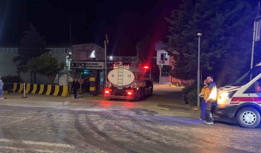 Tekirdağ’da kimya fabrikasında yangın