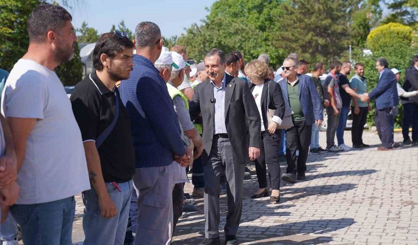 Tepebaşı’nda bayramlaşma