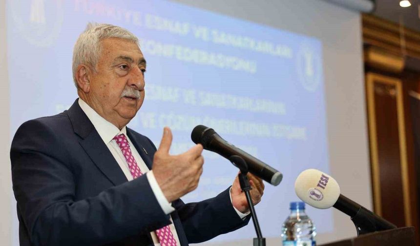 TESK Genel Başkanı Palandöken: "Deri sektöründe 2,5 milyar dolarlık bir ithalat yapıyoruz"