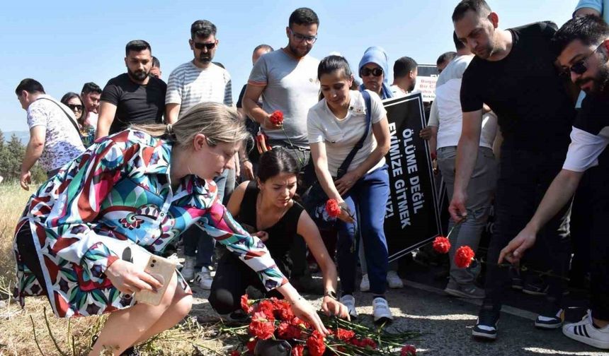 TOSBİ işçilerinden ’Ölüm Yolu’ protestosu