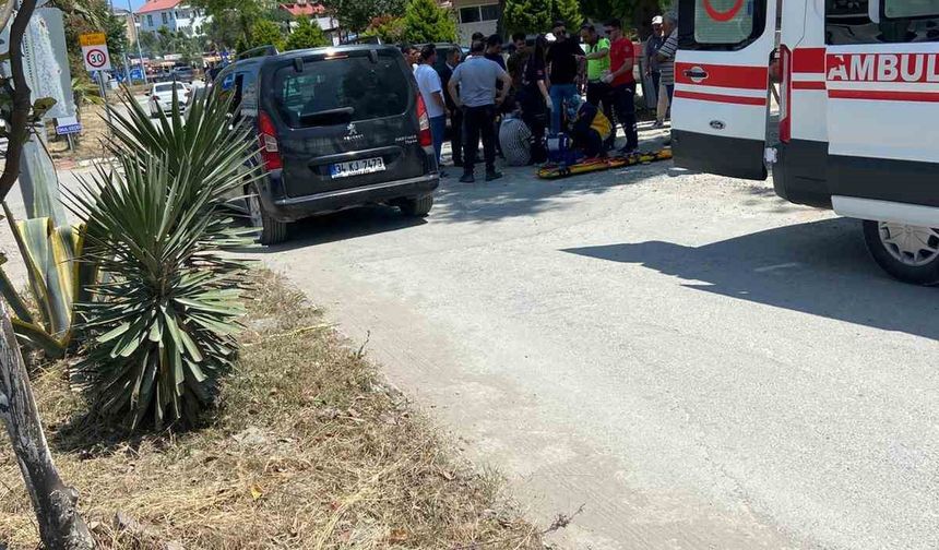 Türkeli’de motosiklet ile otomobil çarpıştı: 1 yaralı