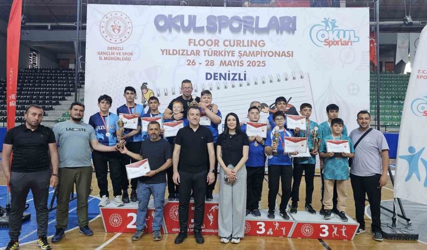 Tuzcu Mimar Sinan Ortookulu Curlingte Türkiye ikincisi oldu