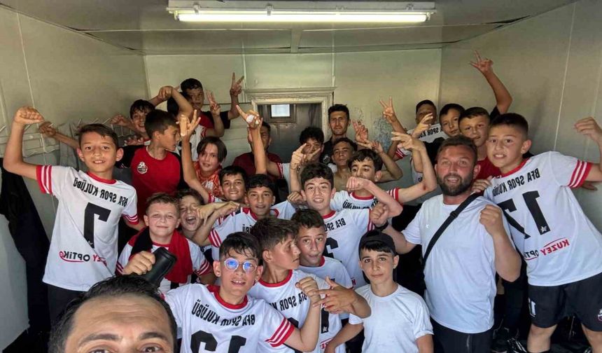 U13 gençler liginde BFA takımı sahadan galip ayrıldı