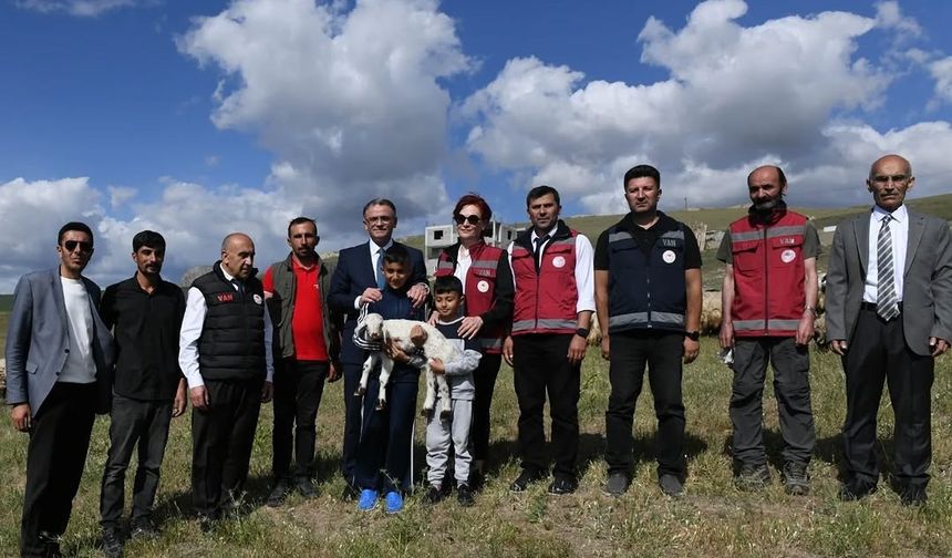 Van’da 3 yılda 2 bin 375 çiftçiye 235 bin koyun desteği verildi