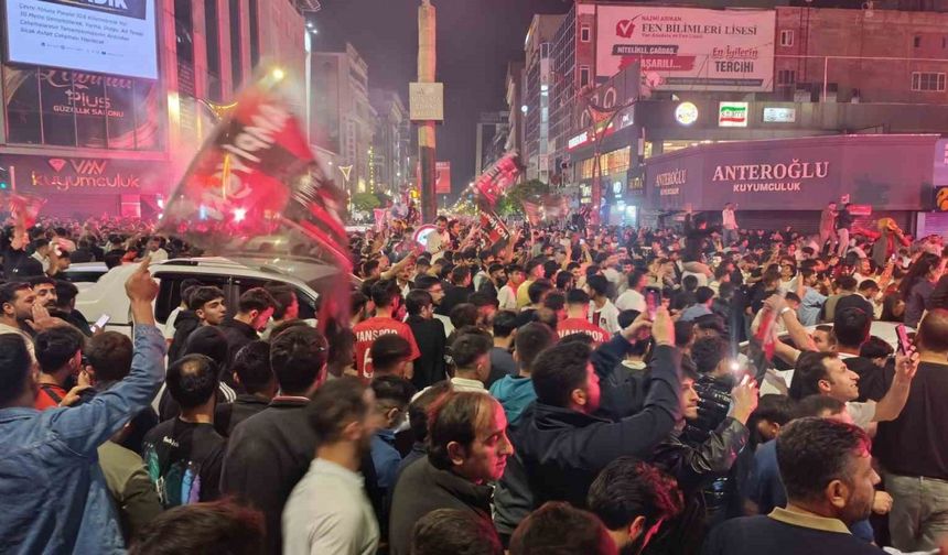 Van’da şampiyonluk coşkusu