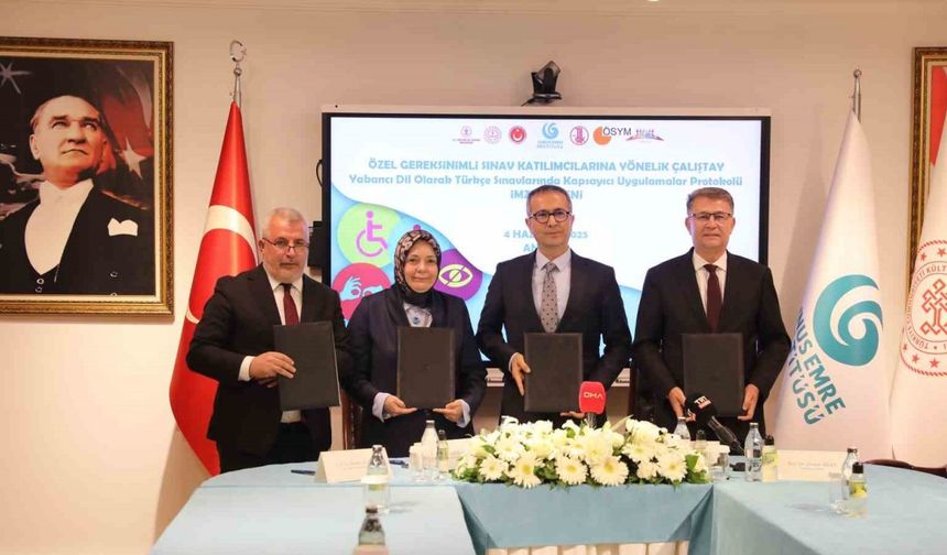 YEE, ÖSYM, MEB VE TDK’den iş birliği