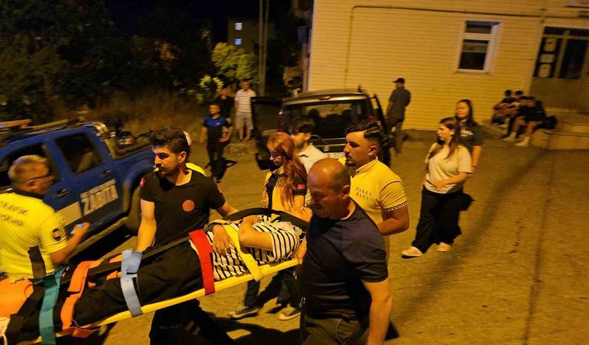 Zonguldak’ta kontrolden çıkan motosiklet devrildi: 1 yaralı