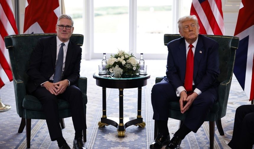 ABD Başkanı Trump, İngiltere Başbakanı Starmer ile görüştü