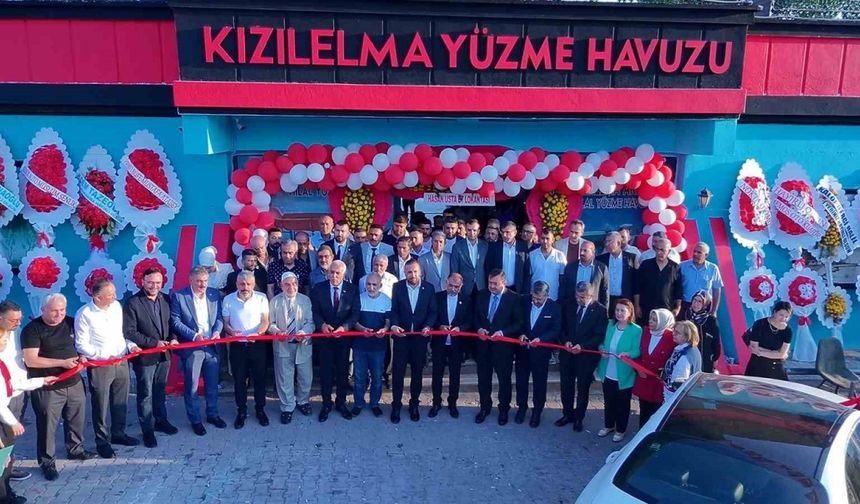 Kızılelma yüzme havuzu hizmete açıldı