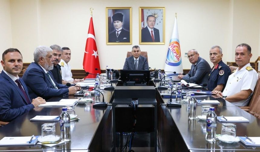 Mersin’de Güvenlik ve Asayiş Değerlendirme Toplantısı yapıldı