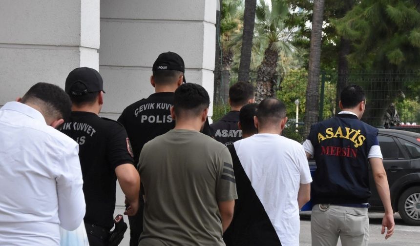 Mersin’de suç örgütüne şafak operasyonu: 18 gözaltı