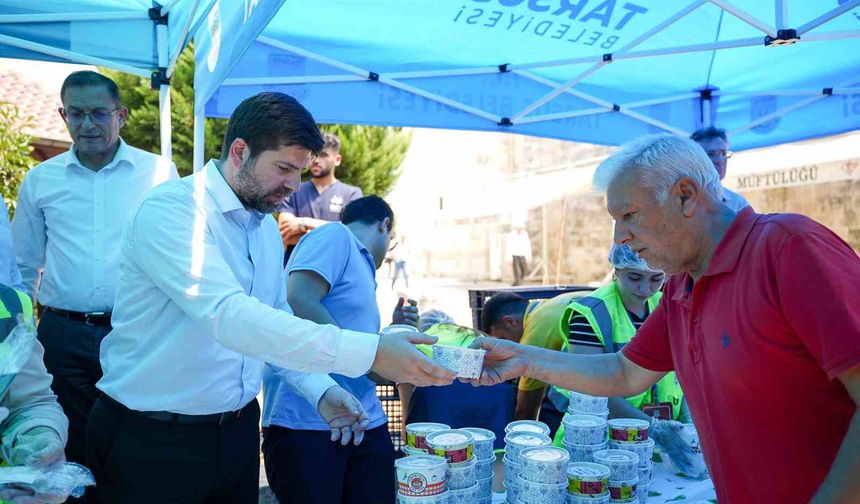 Tarsus Belediyesinden Muharrem Ayına özel aşure ikramı