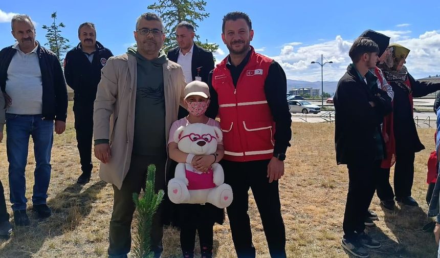 Tuana’nın fidan hayali gerçek oldu