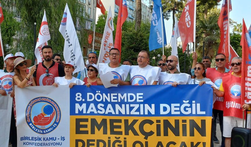 Birleşik Kamu-İş’ten Hükümete Sert Uyarı: “Ya İnsani Ücret Ya Meydanlar!”