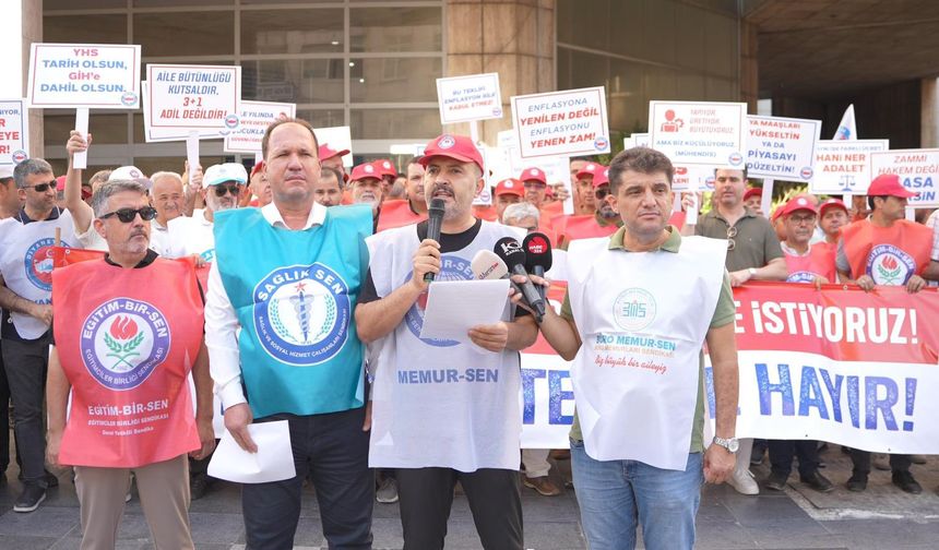 Mersin’de Memur-Sen’den Zam Teklifine Tepki: “Yetersiz Teklife Hayır”