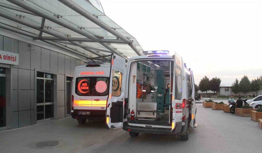 Akıma kapılan inşaat işçisi yaralandı