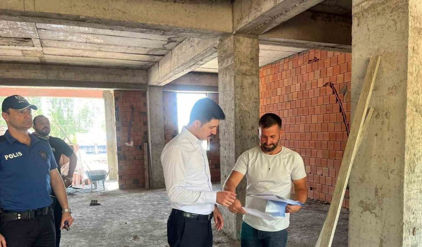 Digor’da spor kompleskinin yapımı sürüyor