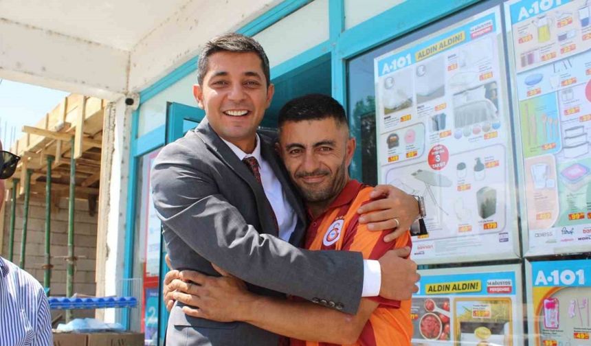 Hamur Kaymakamı Mahir, veda etti