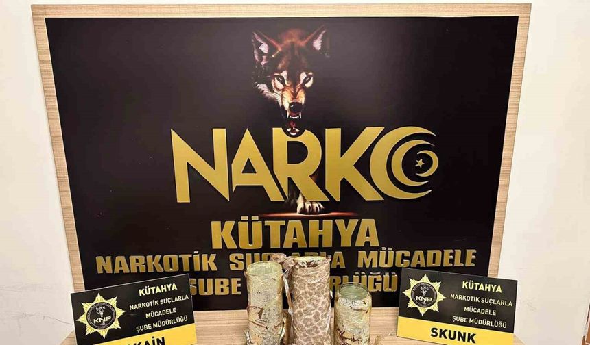 Kütahya’da uyuşturucuyla yakalanan şüpheli tutuklandı