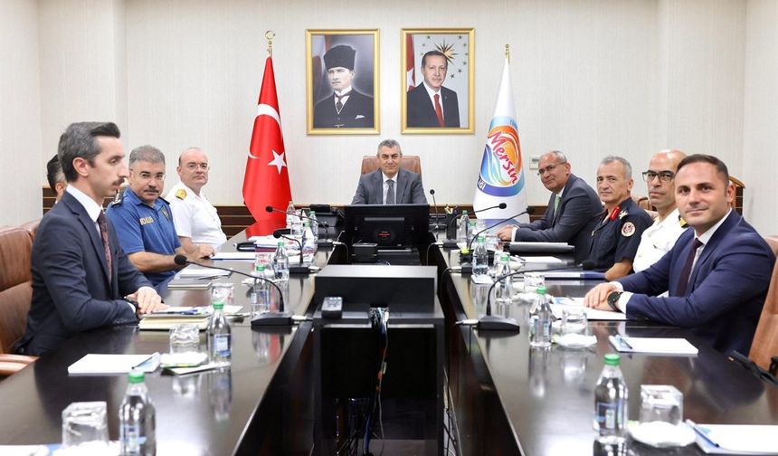 Mersin’de güvenlik ve asayiş toplantısı yapıldı