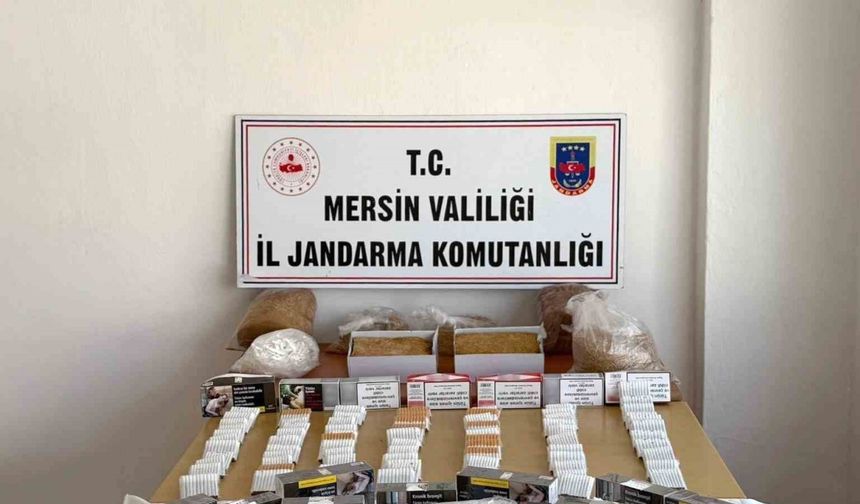 Mersin’de kaçak makaron operasyonu: 3 gözaltı