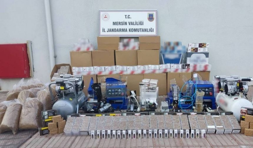 Mersin’de kaçakçılık operasyonu: 6 gözaltı
