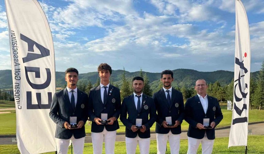 Milli golfçüler, European Men’s and Ladies’ Team Shield Championship 2025’te dereceye girdi