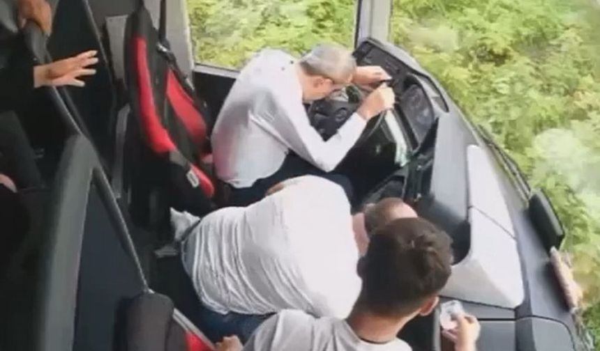 Otobüs kazasında yeni görüntüler ortaya çıktı: "Şoför rahatsızlandı, ikinci kaptan yetişemedi"