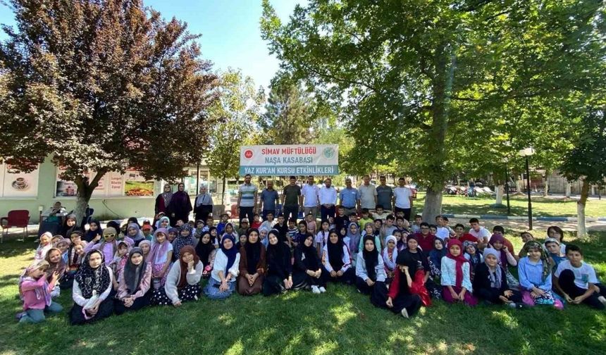 Simav’da Yaz Kur’an Kursu öğrencilerine özel etkinlik