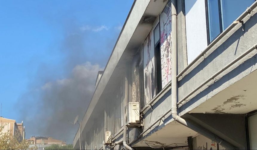 Spor salonunda klima yangını