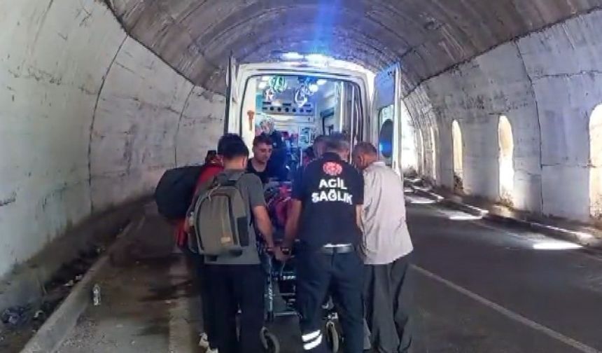 Tunceli’de tünelde kaza: 1 yaralı