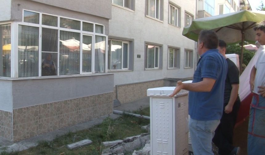 Yıkılan bahçe duvarıyla ilgili vatandaş ve pazarcı arasında gerginlik çıktı