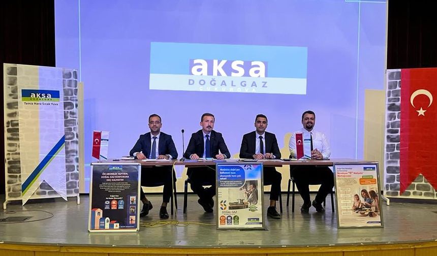 Aksa Çukurova Doğalgaz Gülnar’da faaliyetlerini anlattı