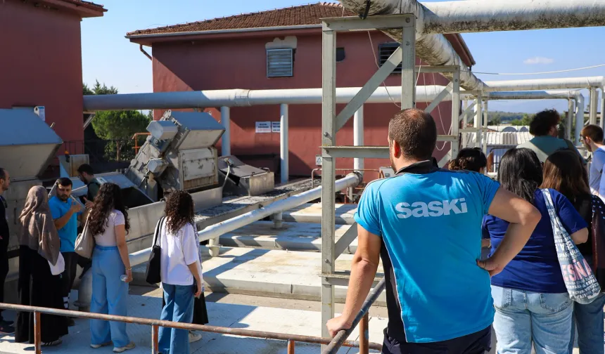 Geleceğin hekimleri atık su süreçlerini yerinde gözlemledi