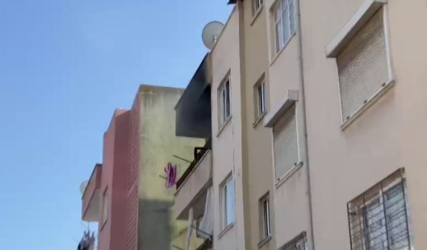 Mersin’de kiracı evi ateş verdi, mahalleli tepki gösterdi