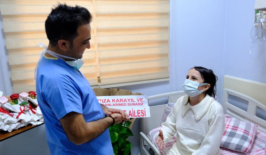 Irak’ta tüp patlamasında yaralanan kadın Van’da hayata tutundu