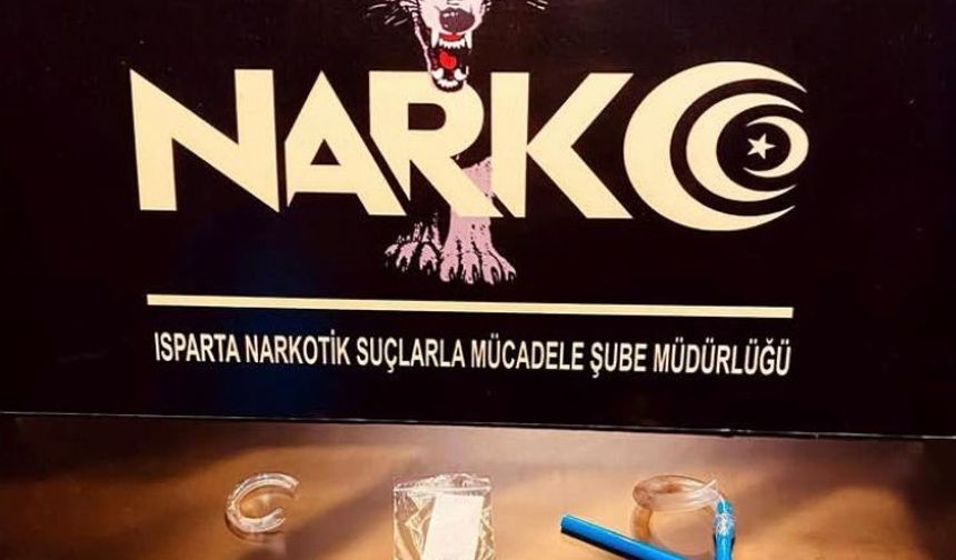 Isparta’da Narkoalan uygulamasında uyuşturucu madde ele geçirildi