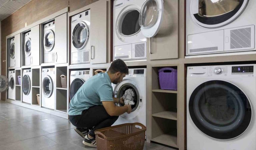 Mersin’de bugüne kadar "Çamaşır Kafe" hizmetinden 9 bin 200 öğrenci faydalandı