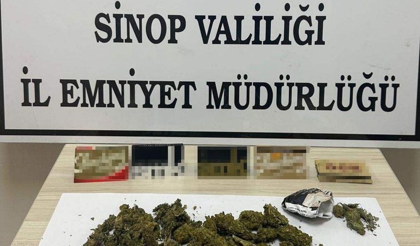 Sinop’ta uyuşturucu operasyonu