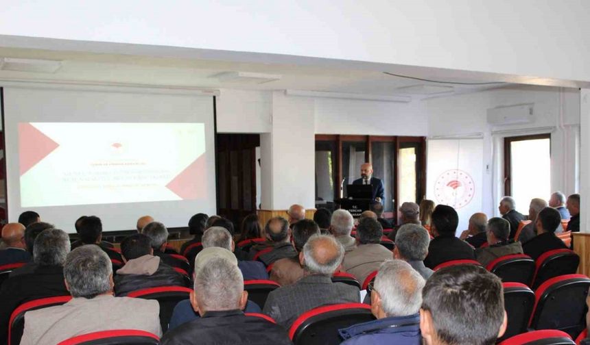 Tercan’da muhtarlara yönelik toplantı düzenlendi