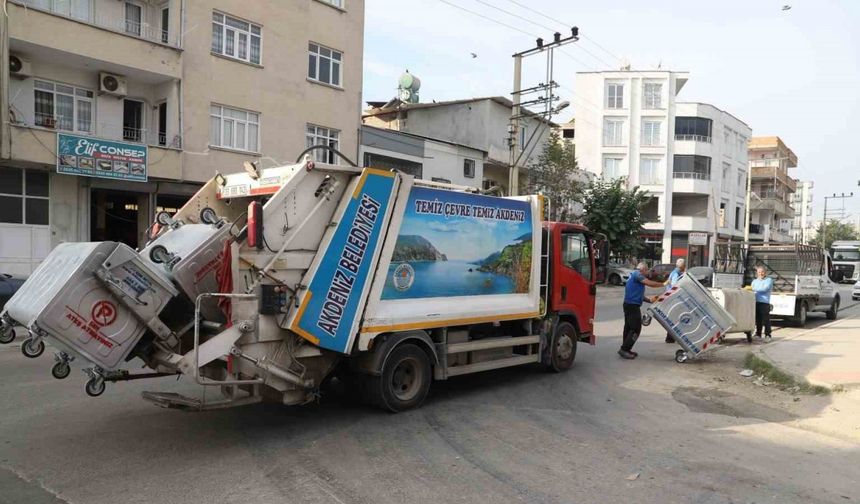 Akdeniz’de çöp konteyneri sayısı artıyor