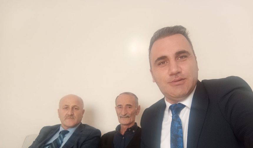 Aydıntepe’de emekli öğretmene vefa ziyareti