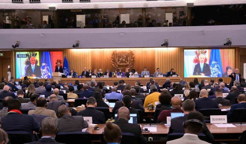 Bakan Uraloğlu: 'Türkiye olarak uluslararası işbirliğini güçlendirmeye ve IMO'nun çalışmalarına katkımızı sürdürmeye kararlıyız'