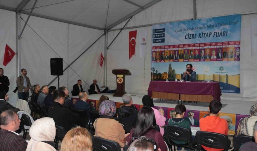 Cizre’de Kitap Fuarı yoğun ilgi gördü, stantlar doldu taştı