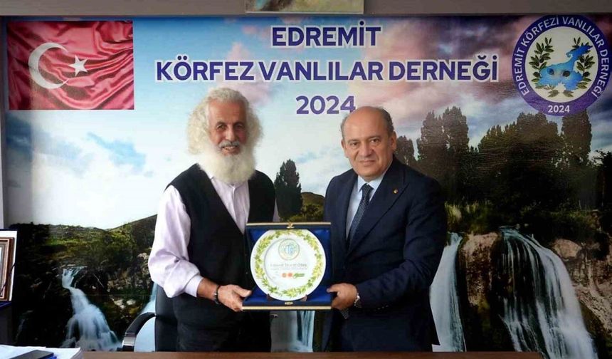 Edremit Ticaret Odası’ndan Edremit Körfezi Vanlılar Derneğine ziyaret