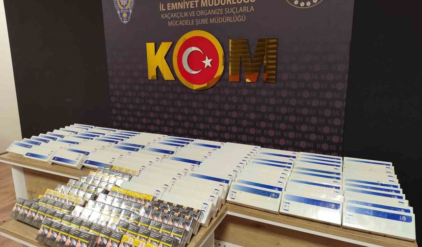 Kahramanmaraş'ta kaçak tütün ve sigara operasyonu: 3 gözaltı
