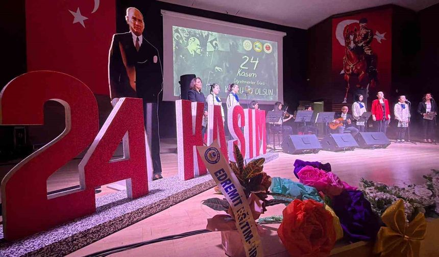 Öğretmenler günü Edremit'te kutlandı